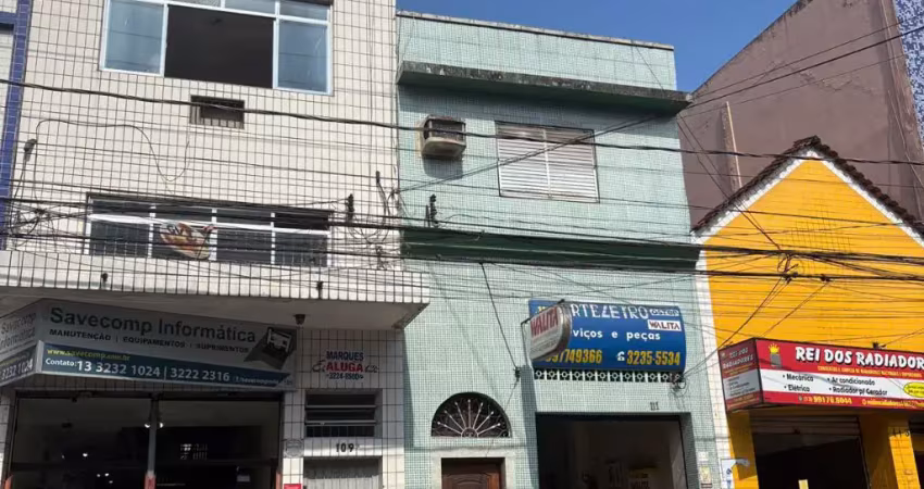 Sala comercial com 2 salas para alugar na Rua Lucas Fortunato, 109, Vila Mathias, Santos