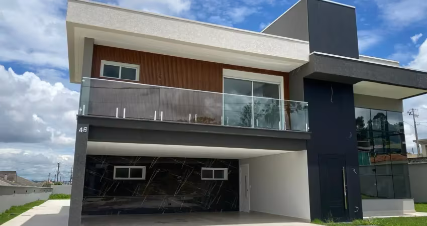 Linda residência alto padrão com 503 m² no condomínio beverly hills em pinhais