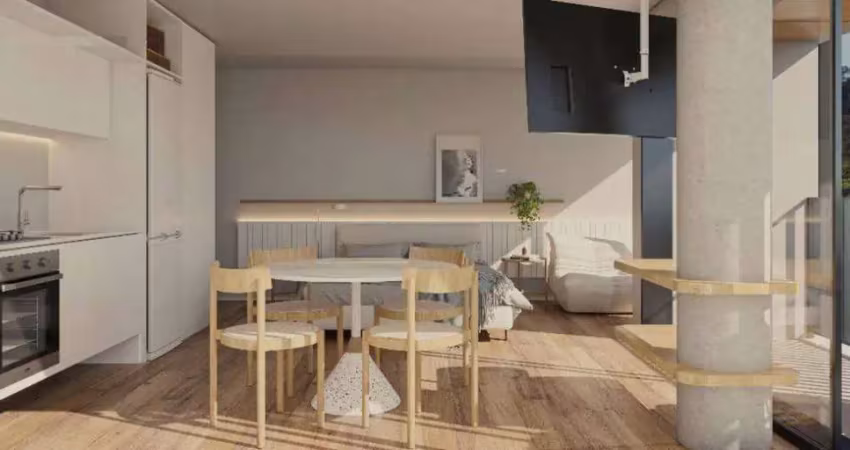 Apartamento loft à venda, 1 quarto, 1 vaga, ed. moradas atalaia, bairro fazenda, itajaí-sc