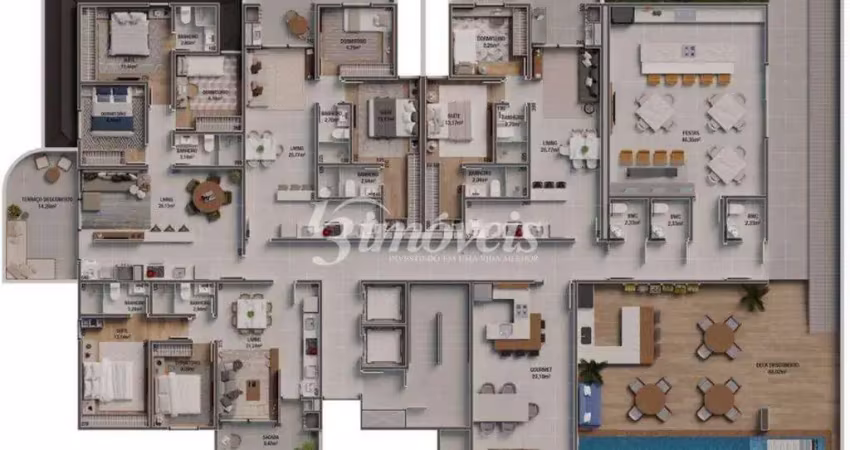Apartamento à venda, 3 quartos (sendo 1 suíte), 2 vagas, ilha de maiorca residence, bairro vila operária, itajaí-sc