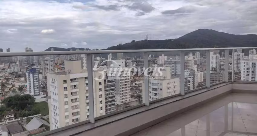 Cobertura à venda, 3 quartos sendo 1 suíte, 2 vagas, ed. cosmopolitan tower, bairro vila operária, itajaí-sc