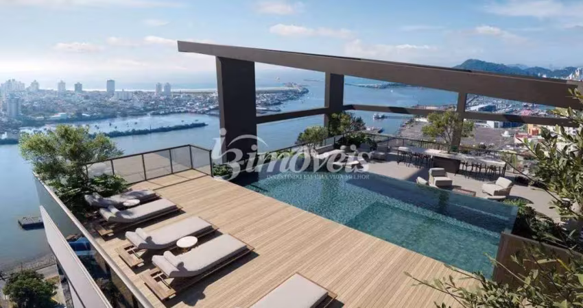 Apartamento loft à venda, quarto integrado, 1 vaga, ed. lotisa downtown, centro, itajaí-sc