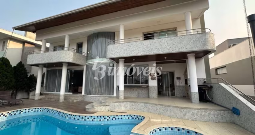 Casa em condomínio FECHADO para locação anual, mobiliada, decorada e equipada, com 5 quartos (sendo 4 suítes), 6 vagas de garagem, no bairro Ariribá, Balneário Camboriú-SC
