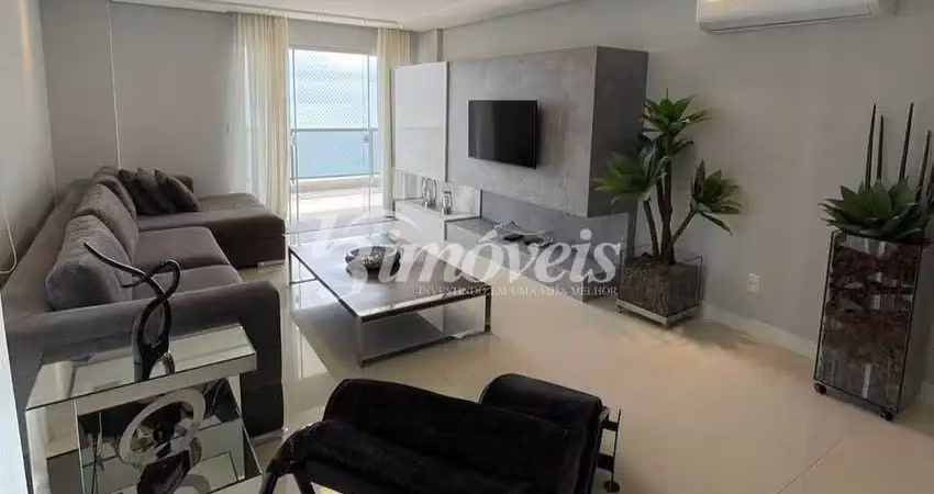 Apartamento para locação anual, frente mar, 03 quartos (sendo 03 suítes), 02 vagas, mobiliado, 240m², no centro de balneário camboriú-sc