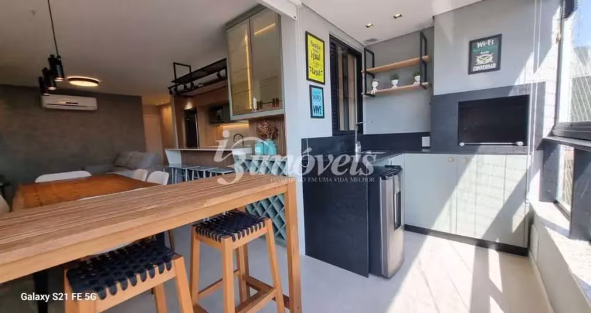 Apartamento para locação anual, mobiliado, decorado e equipado, com 3 quartos (sendo uma suíte), 2 vagas de garagem, residencial catania, no bairro fazenda, itajaí-sc