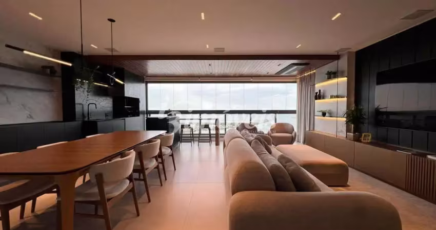 Apartamento à venda, 3 suítes, 3 vagas, mobiliado e equipado, com vista mar definitiva, residencial marechiaro, bairro centro, itajaí-sc