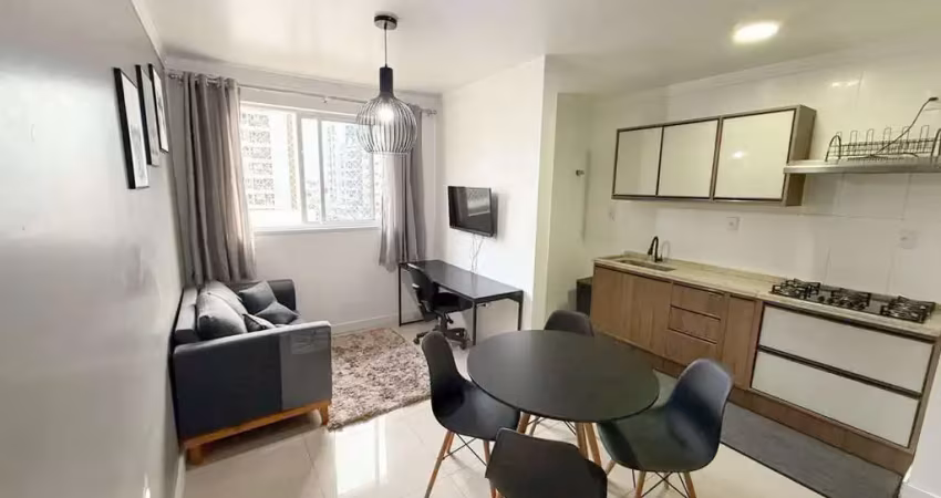 Apartamento semimobiliado à venda, 1 quarto, 1 vaga, edifício giallo fascino, bairro centro, itajaí-sc
