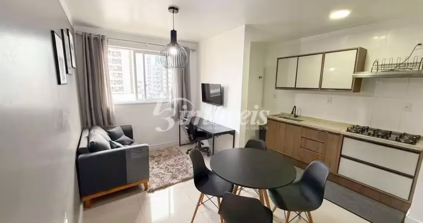 Apartamento semimobiliado à venda, 1 quarto, 1 vaga, edifício giallo fascino, bairro centro, itajaí-sc