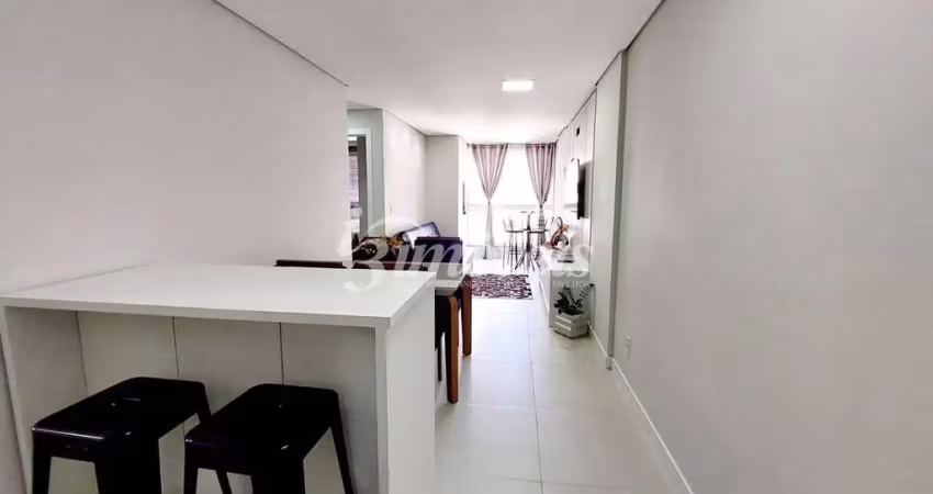 Apartamento mobiliado à venda, 2 quartos, 1 vaga, edifício residencial arboreto, bairro são judas, itajaí-sc