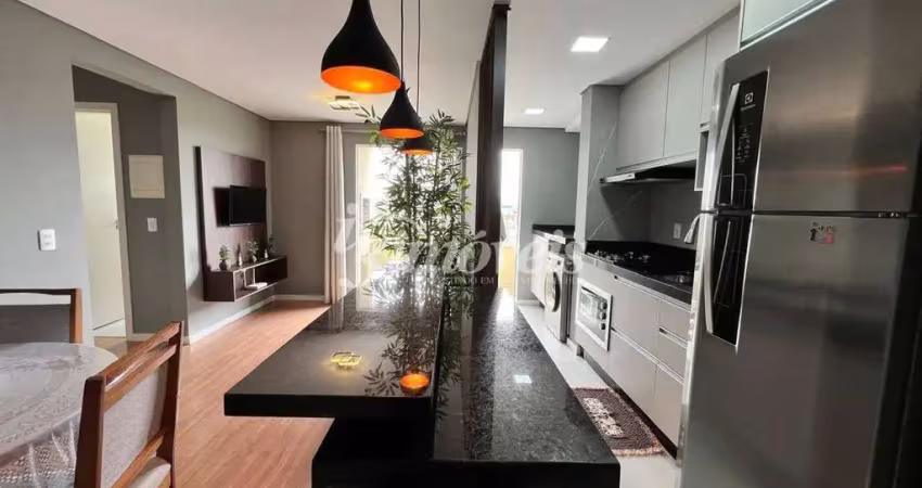 Apartamento mobiliado à venda, 2 quartos, 1 vaga, edifício morada do sol club residence, bairro são vicente, itajaí-sc