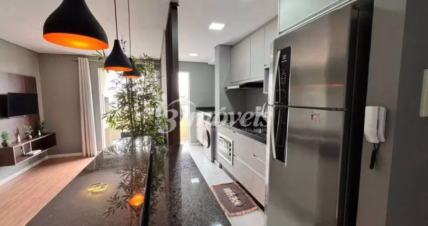 Apartamento mobiliado à venda, 2 quartos, 1 vaga, edifício morada do sol club residence, bairro são vicente, itajaí-sc