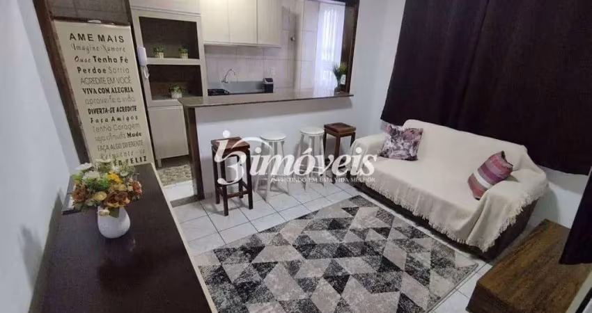 Apartamento mobiliado para locação, 1 quarto, 1 vaga, residencial leonardo da vinci, bairro centro, itajaí-sc