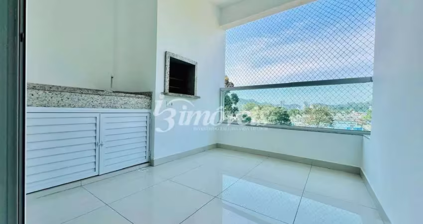 Apartamento semimobiliado para locação, 2 quartos (sendo 1 suíte), 1 vaga, edifício residencial vila do verde, bairro  fazenda, itajaí - sc