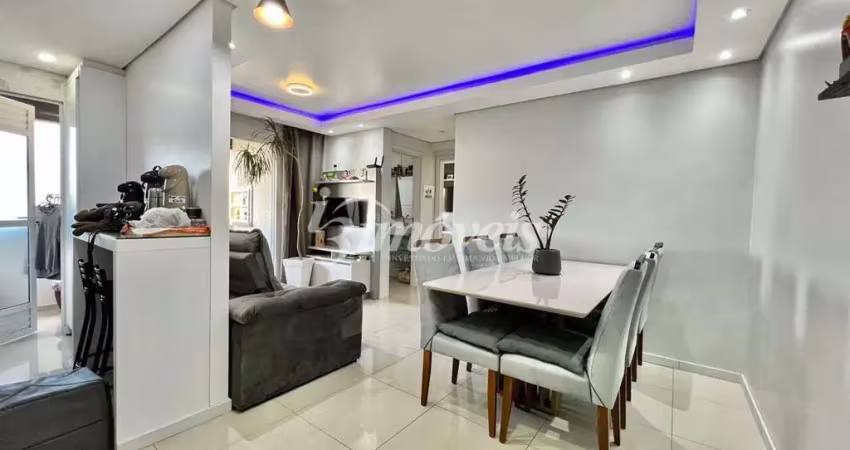 Apartamento semimobiliado à venda, 2 quartos, 1 vaga, edifício vila dos corais, bairro cidade nova, itajaí-sc