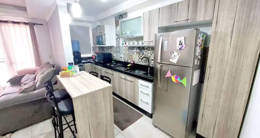 Apartamento mobiliado à venda, 2 quartos, 1 vaga, edifício ilha da madeira, bairro cordeiros, itajaí-sc