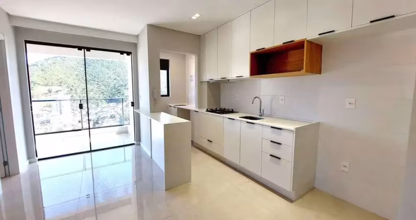 Apartamento semimobiliado para locação, 2 suítes, 1 vaga, edifício residencial lago moraine, bairro fazenda, itajaí-sc