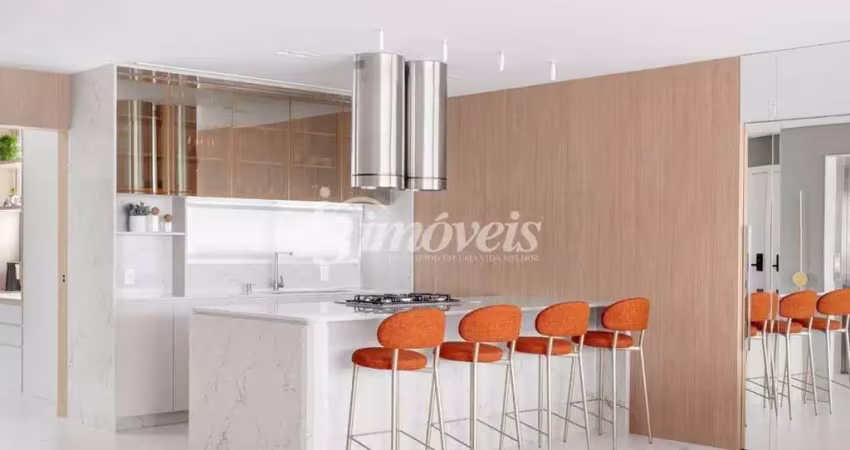 Apartamento mobiliado à venda, 3 suítes, 3 vagas, com vista mar definitiva, residencial marechiaro, bairro centro, itajaí-sc