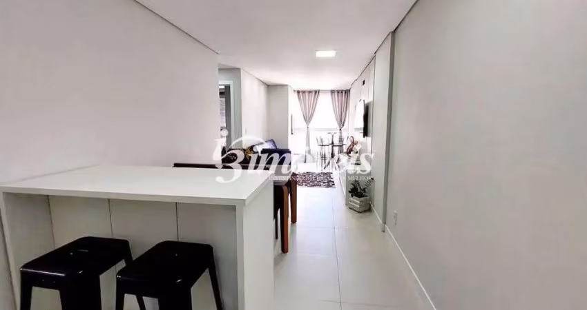 Apartamento mobiliado para locação, 2 quartos, 1 vaga, edifício residencial arboreto, bairro são judas, itajaí-sc
