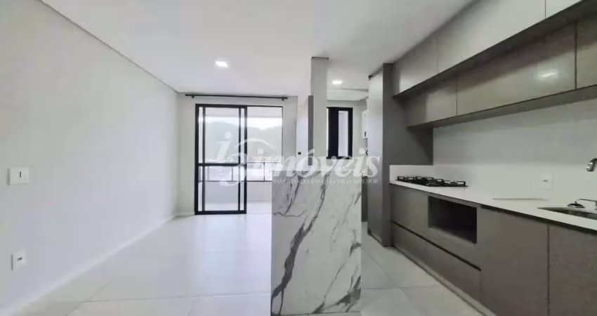 Apartamento semimobiliado para locação, 2 quartos sendo 1 suíte, 1 vaga de garagem, edifício catania residencial, bairro fazenda, itajaí-sc