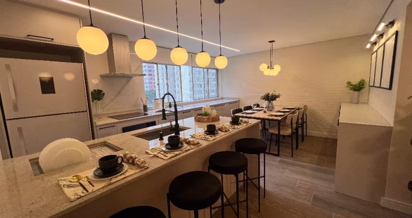 Apartamento de 72m² totalmente reformado e mobiliado
