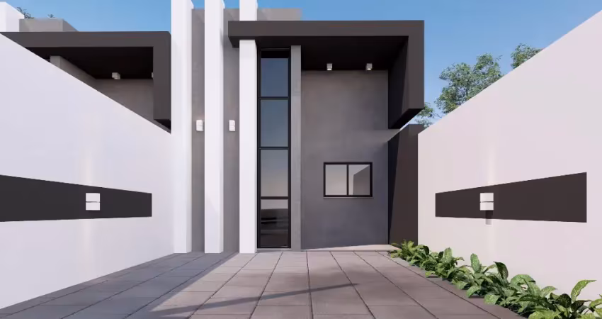 Linda casa no bairro florais com dois quartos  sendo um suite