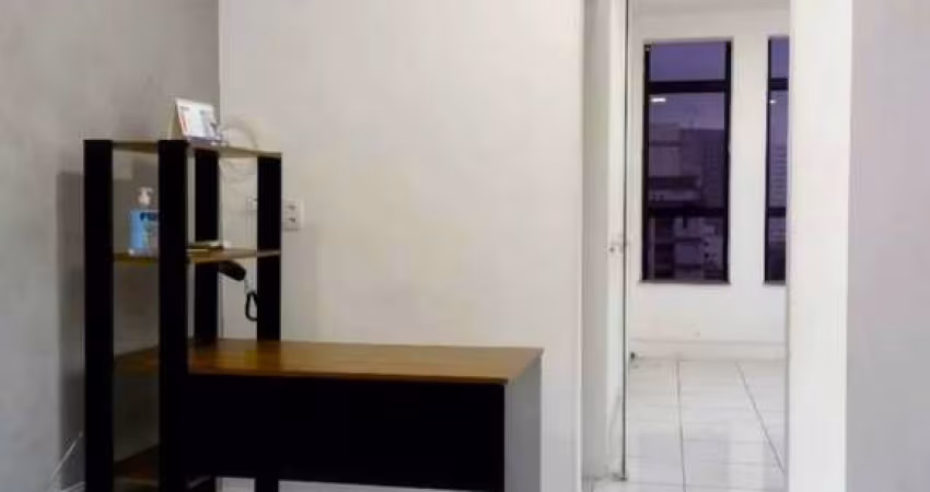 Sala Comercial para Locação no Embaré, Santos, 44m², 2 Salas, Banheiro e Copa | Excelente Localização