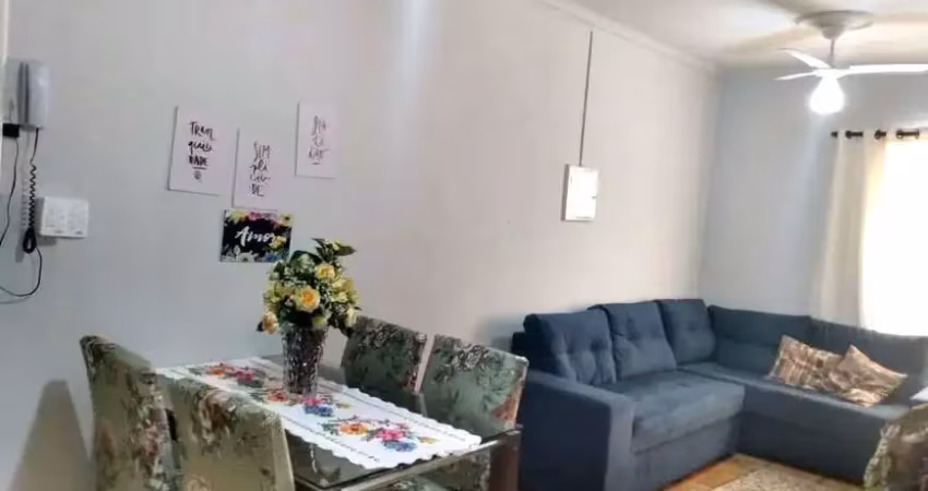 Venda apto mobiliado de 1 quarto, na quadra da praia do gonzaga em santos -sp