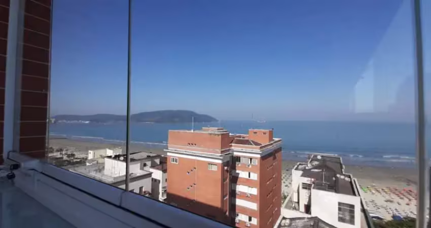 Apartamento locação boqueirão em santos 46 m² - 1 suite 2 vagas e lazer - vista livre mar. r$ 6.000,00 pacote.
