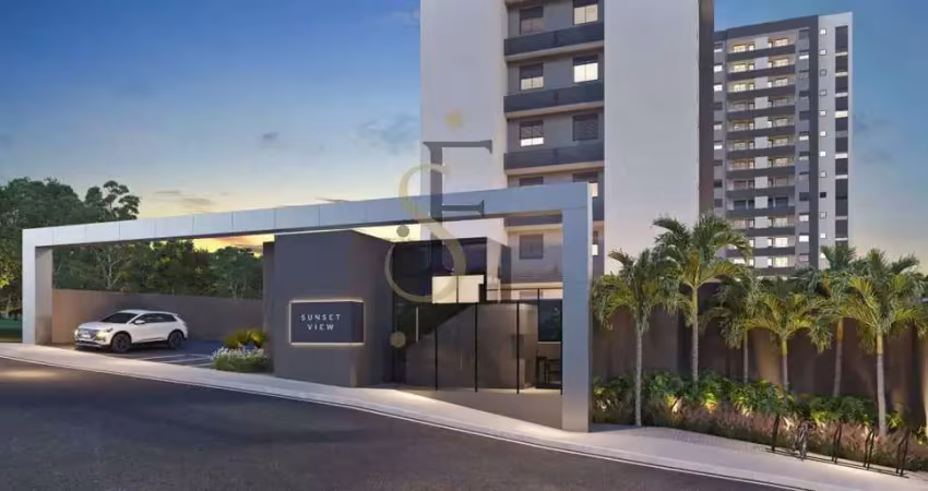 Sunset view – 2 e 3 dormitórios com suíte e varanda gourmet no jardim das indústrias