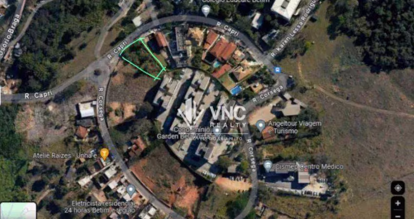Área à venda, 1038 m² por r$ 590.000 - arquipélago verde - betim/mg