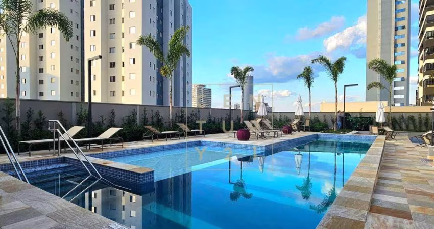 Apartamento com 1 Quarto, 47 m² - venda por R$ 590.000 ou aluguel por R$ 3.470/mês - Mandarim Campolim Patriani - Sorocaba/SP