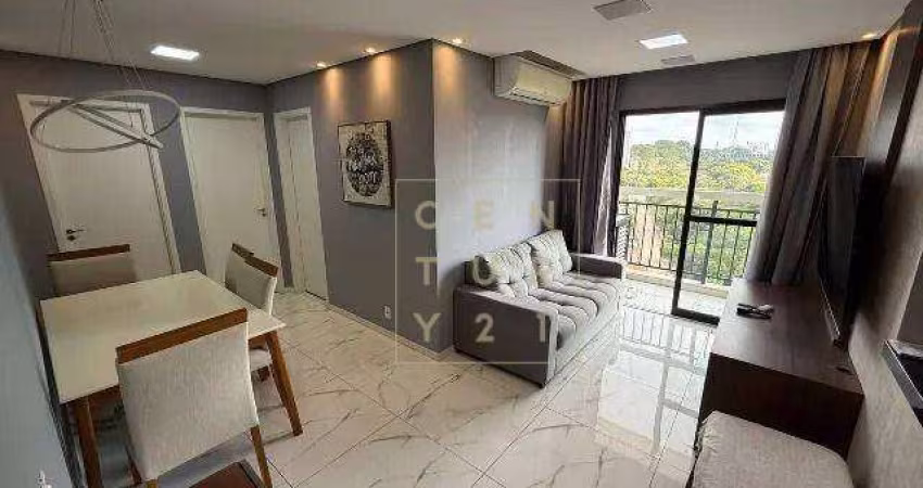 Apartamento com 1 quarto para alugar, 58 m² por R$ 4.420/mês - Condomínio JR Campolim - Sorocaba/SP