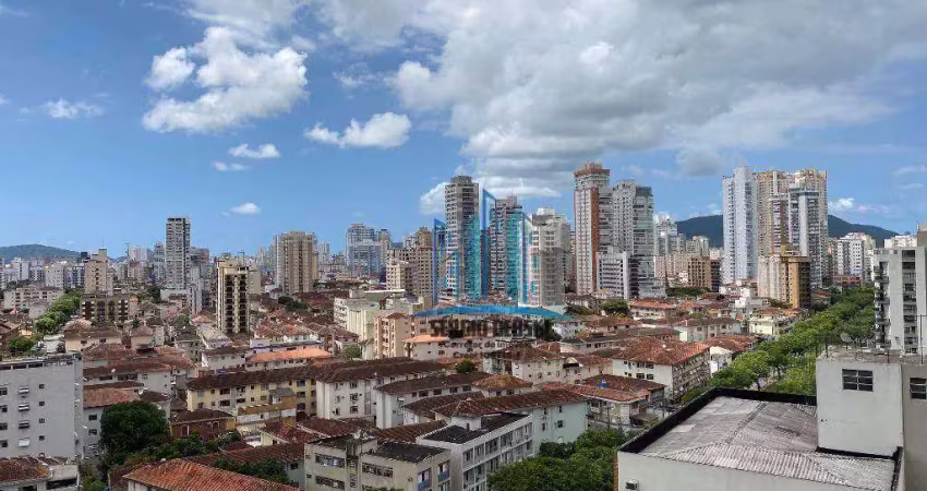 Vende-se apartamento em prédio recente, próximo às universidades em santos-sp.  varanda gourmet. oqueirão.