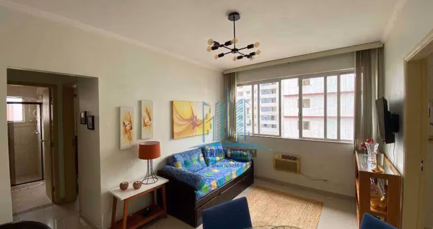 Aluga-se apartamento totalmente mobiliado no bairro da aparecida, santos-sp., a 1 quadra da praia e próximo ao sesc e shopping praiamar.