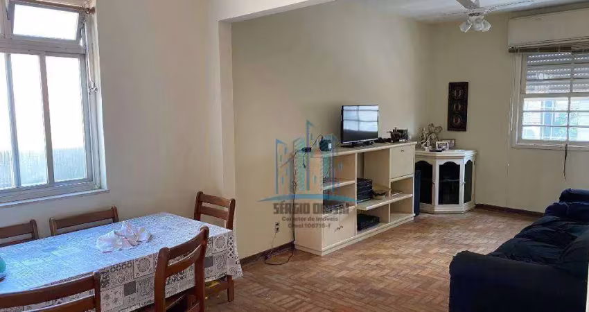 Aluga-se apartamento a 100 metros da praia do embaré, santos-sp. próximo tambem ao sesc e shopping praiamar