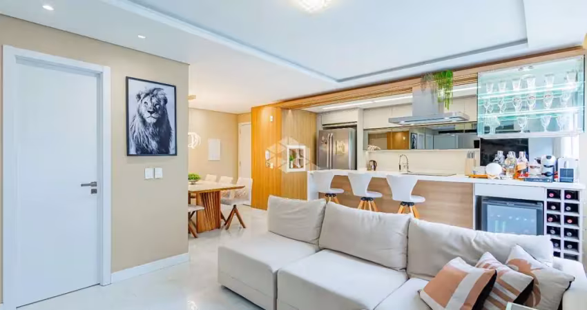 Apartamento com 2 dormitórios mobiliado no bairro lindóia