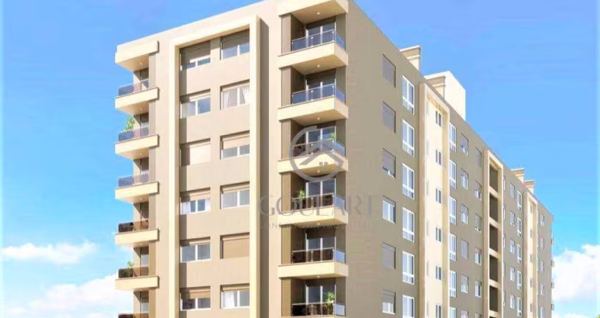 Apartamento novo com 2 dormitórios no Centro
