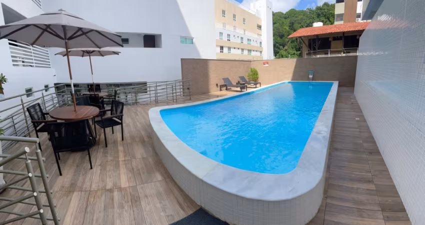 Apartamento 2 quartos, a beira-mar no cabo branco.