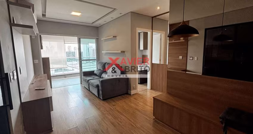 Apartamento à venda, Composite Des Arts, mobiliado, 1 quarto, 2 vagas, 55,21m2, Shopping Analia Fra