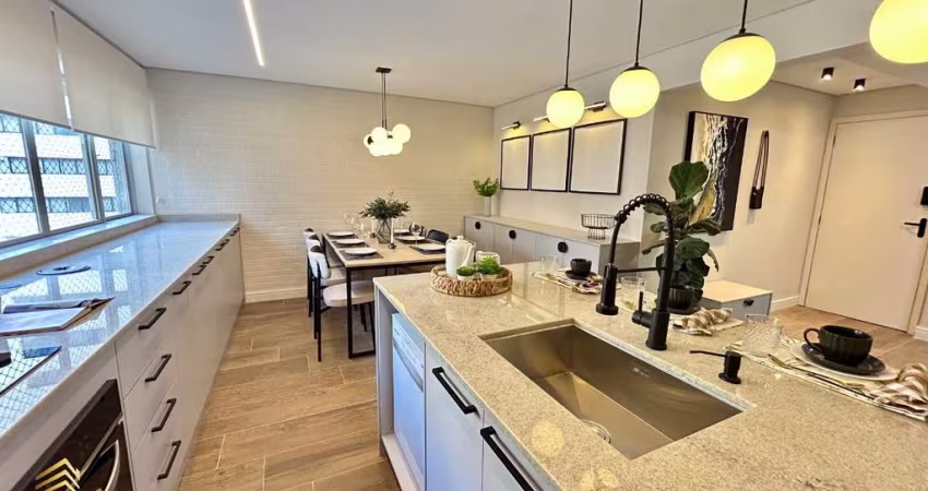 Apartamento à venda no Bigorrilho, 2 quartos, 1 suíte, 1 vaga - reformado e decorado