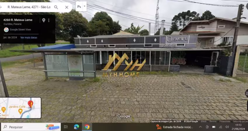 Terreno à venda na Rua Mateus Leme, 4271, São Lourenço, Curitiba