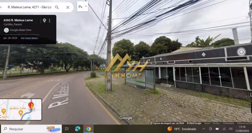 Terreno à venda na Rua Mateus Leme, 4271, São Lourenço, Curitiba