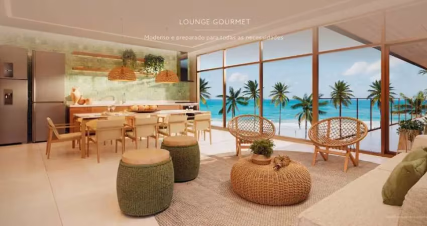 Apartamento garden à venda em ipojuca, praia do cupe, com 4 quartos, 150m²