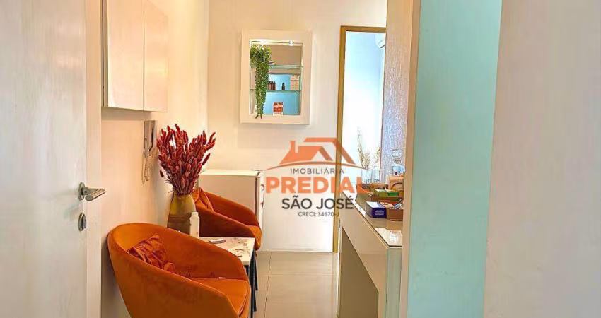 Sala para alugar, 40 m² mobiliada - Jardim das Colinas - São José dos Campos/SP