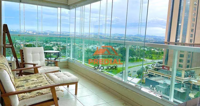 Apartamento com 2 dormitórios para alugar, 78 m² por r$ 5.846,07/mês - jardim aquarius - são josé dos campos/sp