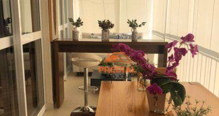Apartamento com 3 suítes à venda, 142 m² por R$ 1.400.000 - Jardim das Indústrias - São José dos Campos/SP