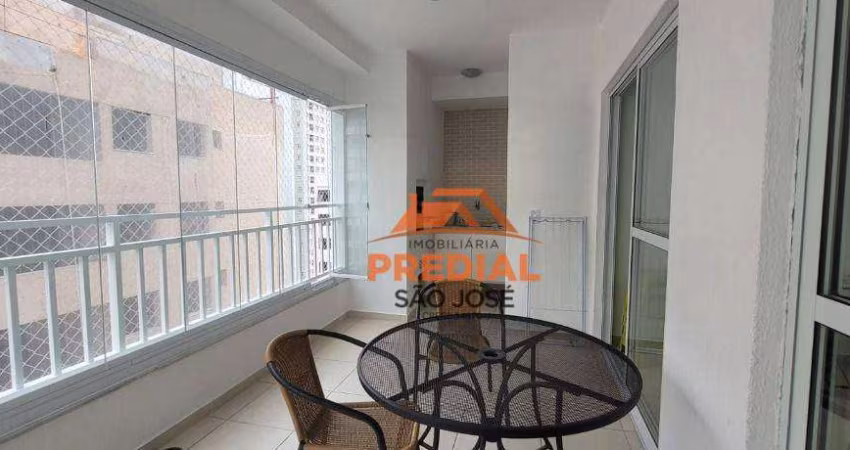 Apartamento com 2 dormitórios para alugar, 71 m² por R$ 4.474,25/mês - Jardim Aquarius - São José dos Campos/SP