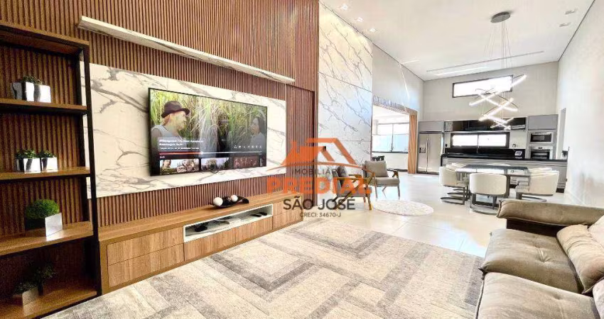 PORTEIRA FECHADA | Casa Térrea com 3 suítes  - Colinas do Paratehy - Urbanova, SJC/SP
