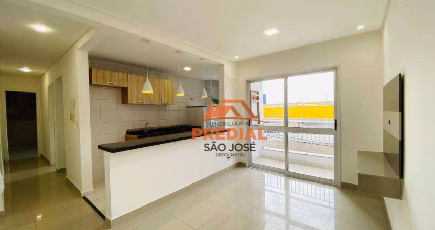 Apartamento com 2 dormitórios à venda, 59 m² por R$ 385.000,00 - Jardim Augusta - São José dos Campos/SP