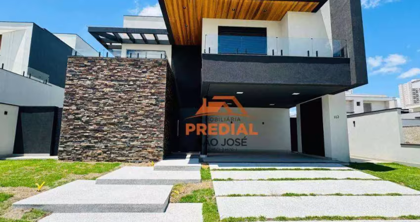 Casa com 4 dormitórios à venda, 330 m² por r$ 2.650.000,00 - condomínio vivant urbanova - são josé dos campos/sp
